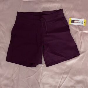 Tuff Athletics Women's Dark Purple Athletic Shorts